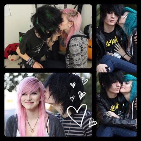 They Are So Cute 3 Emo Couples Cute Emo Couples Johnnie Guilbert