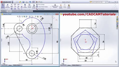 Solidworks Exercises For Beginners 2 Solidworks Sketch Basics