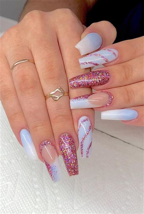 Nail Designs Gel Coffin Daily Nail Art And Design