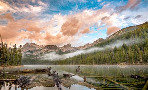 Cloud Fog Forest Lake Mountain Hd Nature 4k Wallpapers