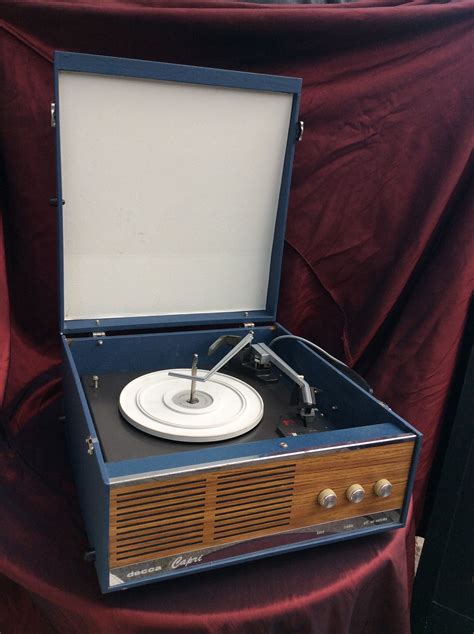 Decca Record Player Capri C1960s Mains Electric Antique Interior