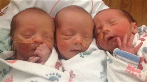 Did you know that there is a one in 135 chance that someone looks identical to you? Illinois family welcomes identical triplets - ABC11 ...