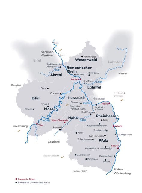Karten Tourismusnetzwerk Rheinland Pfalztourismusnetzwerk Rheinland Pfalz