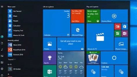 Microsoft Introduced New Windows 10 Start Menu Design