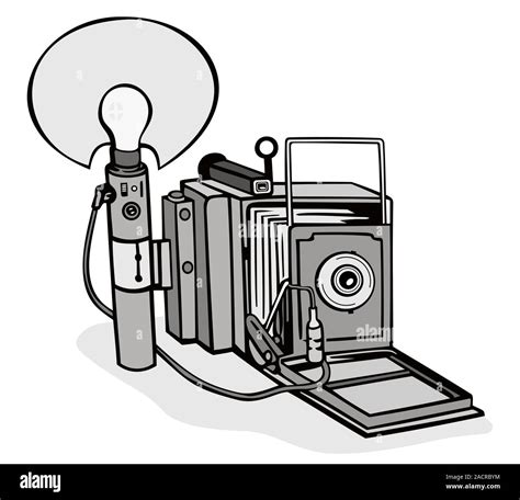 Vintage Camera Flash Bulb Stock Photo Alamy