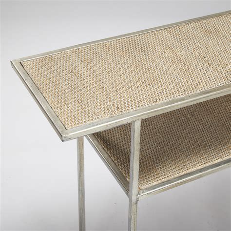 Never miss new arrivals that match exactly what you're looking for! STOCK BARDEN CONSOLE TABLE - AGED SILVER RATTAN 1200 ...