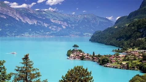 Lake Brienz Switzerland Wallpaper 美しい風景 夢の旅行 美しい場所