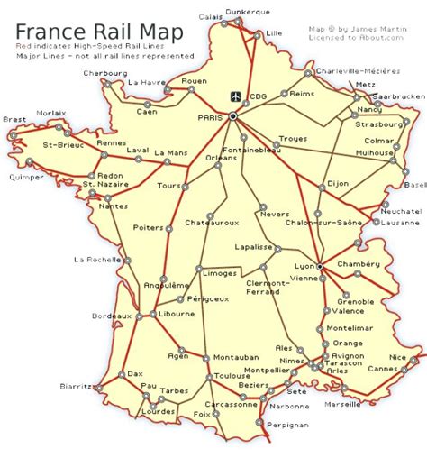 See A France Railways Map And Get French Train Travel Information Uk