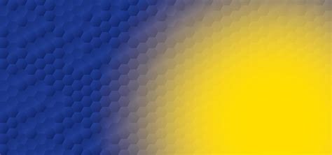 Honeycomb Shape Blue Background Have Copy Space Yellow Color Polygon