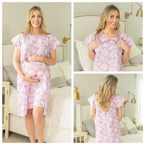Birthing Gown 3 In 1 Hospital Gown For Labor And Delivery Size L XL At