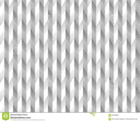 Halftone Screen Triangle Geometric Form Black Background White