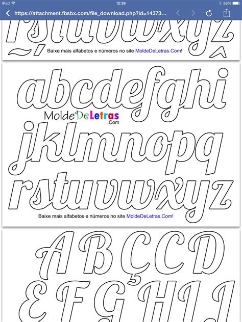 Moldes De Letras Do Alfabeto Para Imprimir Pop Lembrancinhas F42