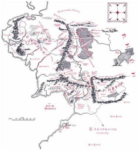 The Lord Of The Rings Maps