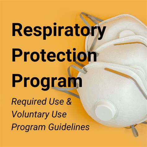 Imgsafetyihrespiratory Protection Environmental Health And Safety