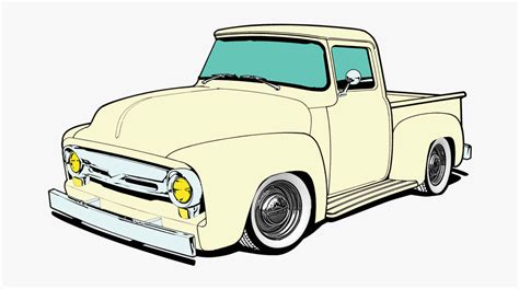 Ford f150 truck clipart ford f 150 pick up truck. Pickup Clipart F100 - Draw A Ford F100 , Free Transparent ...