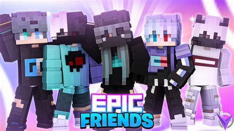 Epic Friends By Team Visionary Minecraft Skin Pack Minecraft