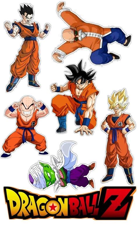 Dragon Ball Z Free Printable Cake And Cupcake Toppers Artofit