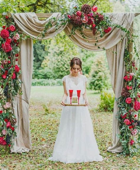 We did not find results for: Picture Of a romantic red and burgundy floral wedding arch ...