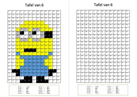 Op kinderspelletjes.nl vind je de leukste verzameling tafels oefenen. mysterie kleurplaat tafels - werkbladen | Pinterest - Minions