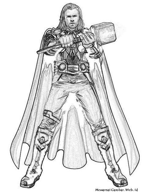 3300x2550 thor coloring pages unique free printable super hero high coloring. Mewarnai Gambar Thor | Mewarnai Gambar