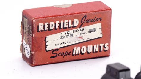 Vintage Gun Scopes — Redfield Vertical Split Sniper Rings 34 78
