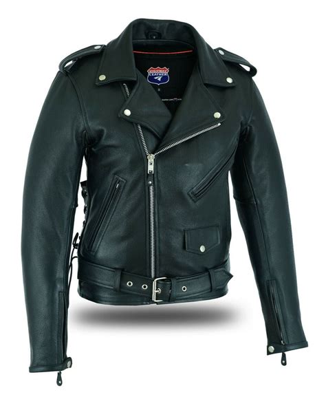 Highway Leather - Highway Leather Old School Police Style Motorcycle ...