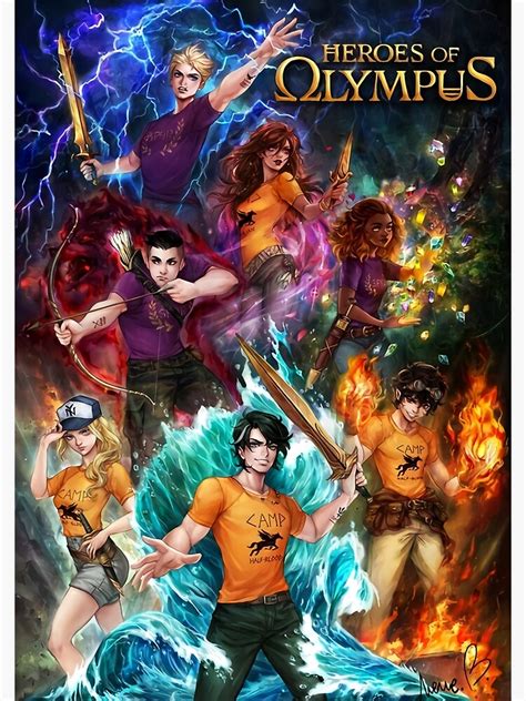 Heroes Of Olympus Poster For Sale By Edersvaleno Redbubble
