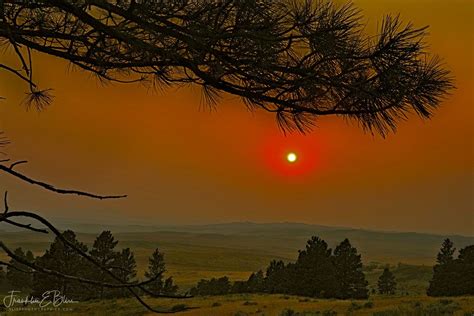 Perspective On A Smokey Sunset Bliss Photographics Smoke Sunset