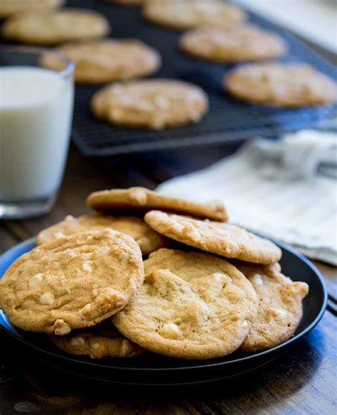 White Chocolate And Macadamia Nut Subway Style Cookies Sprinkles And