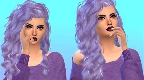Sims 4 Create A Sim Purple Panic Collab With Mysteriouspixel