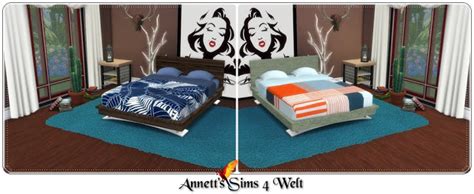 Annetts Sims 4 Welt Modern Bed Ts3 To Ts4 Conversion Toddler Tights