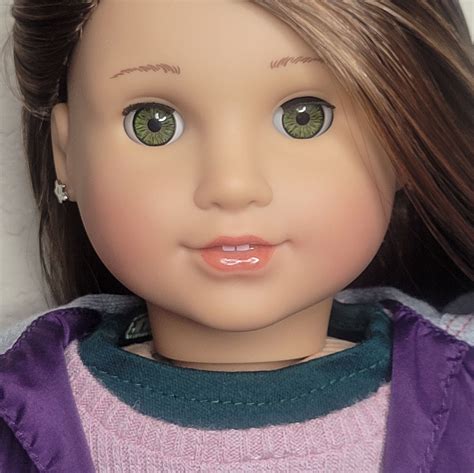 Ooak Custom American Girl Doll Light Skin Hazel Eyes Cyo Brn Etsy