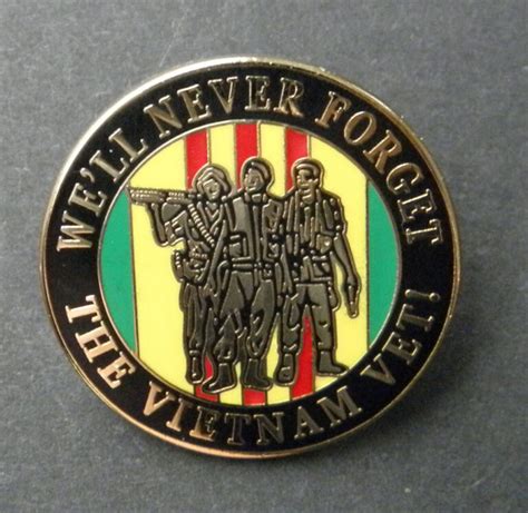 Pow Mia Vietnam War Vet Veteran We Will Never Forget Lapel Hat Pin