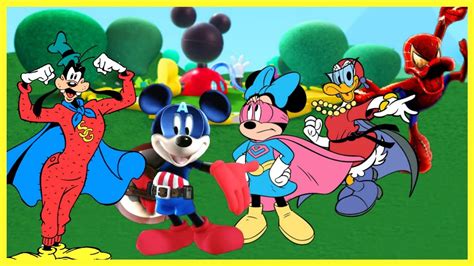 Mickey Mouse Clubhouse Characters As Superheroes Youtube
