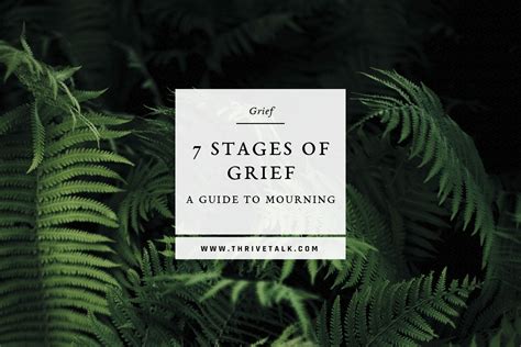 Some people mistakenly try to avoid dealing with. 7 Stages of Grief: A Guide To Understanding | ThriveTalk