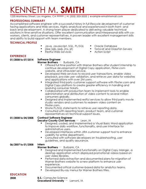 Do you want a better software engineer resume? Professional Software Engineer Templates to Showcase Your ...