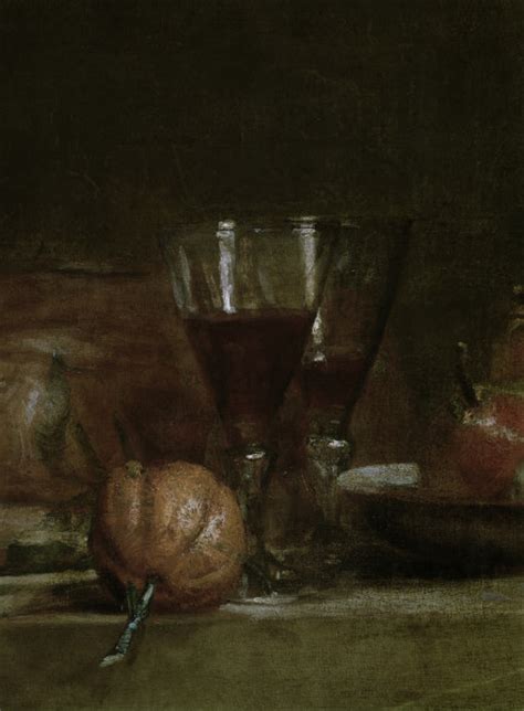 Still Life With Olive Glass Jean Baptiste Siméon Chardin As Art Print