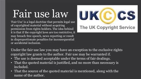 Fair Use Law And Watershed