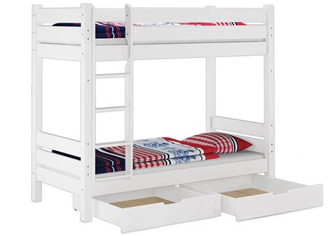 Dolci sogni letto a castello scomponibile bianco con rete a doghe 80x190. letti a castello per adulti 90x200 divisibile Griglia ...