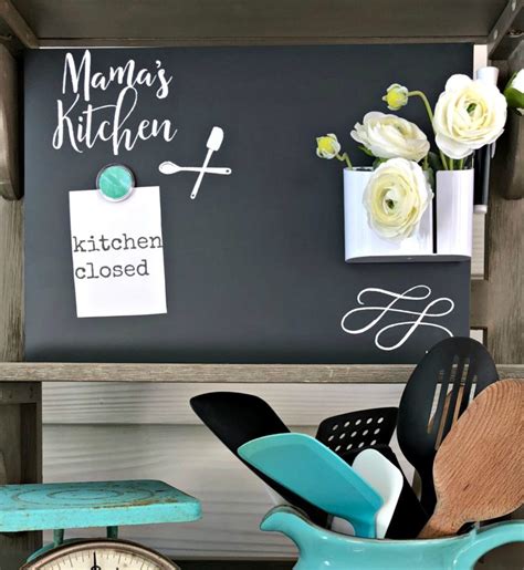 Chalkboard Art For The Kitchen Mama Will Love It Fast And Easy
