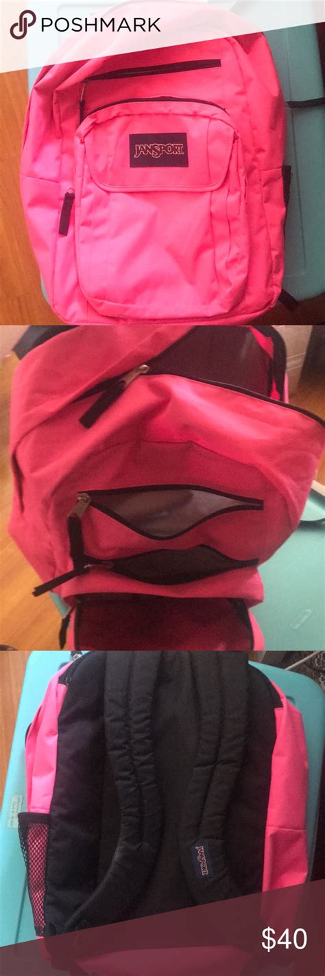 Jansport Hot Pink Big Student backpack like new! only used ...