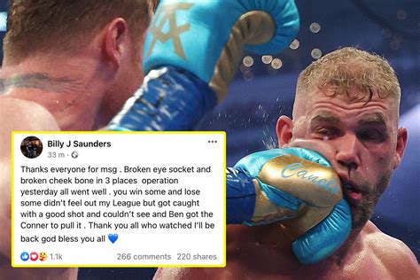 Billy Joe Saunders Reveals Extent Of Gruesome Eye Injury Sustained In