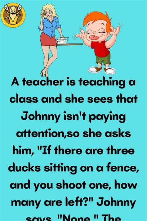 A Teacher Is Teaching A Class Latest Jokes Job Humor Relationship Jokes