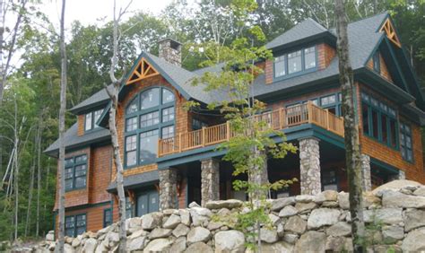Tradition Of The Great Camps Adirondack Style Homes Come To Nh