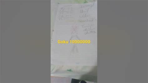 Goku 100000000000 Youtube