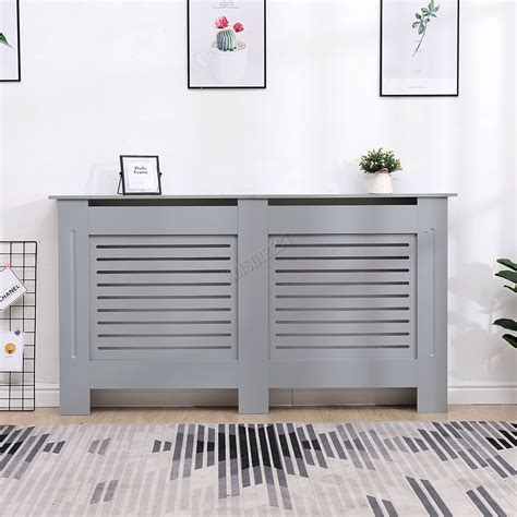 WestWood Radiator Cover - White Or Grey Wooden Radiator ... Modern, made to measure radiator shelves.