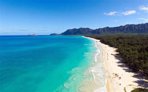 To go ashore, especially from a vessel. Waimānalo Beach / Oahu / Hawaii // World Beach Guide