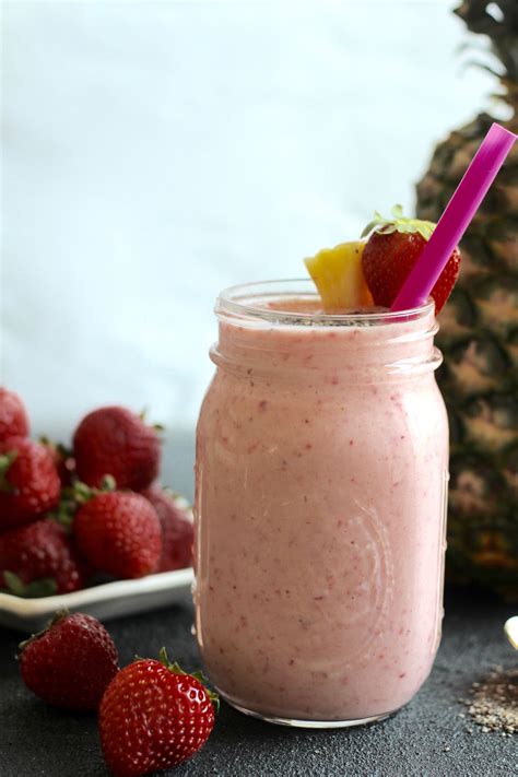 Maybe you would like to learn more about one of these? Easy Strawberry Pineapple Smoothie | Recipe | Strawberry ...