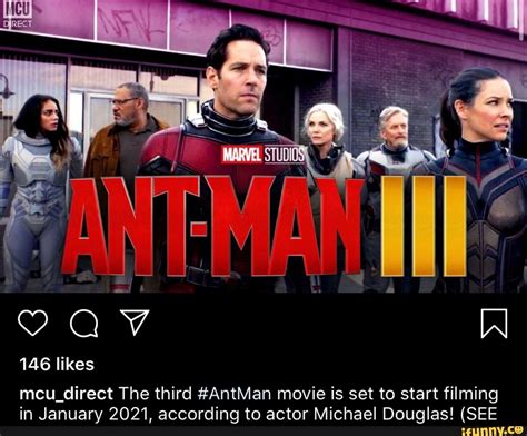 146 Likes Mcudirect The Third Antman Movie Is Set To Start Filming In