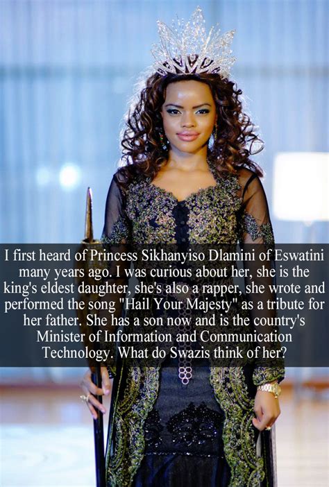Royal Confessions “i First Heard Of Princess Sikhanyiso Dlamini Of